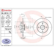Brembo Front & Rear Brake Discs & Pads fits Citroën C4 I 2006-2011 1.6 2.0