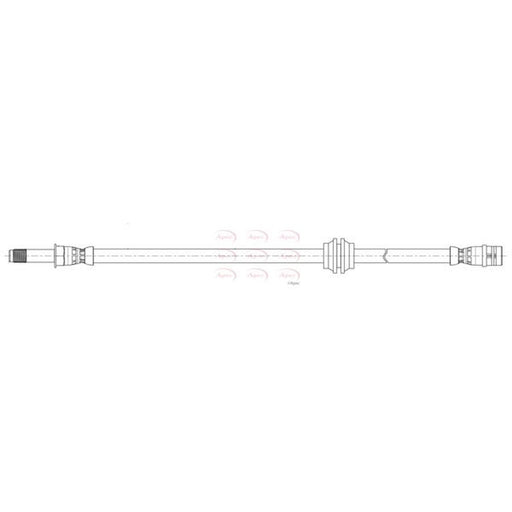 Apec Brake Hydraulic Hose Line Front fits Mercedes-Benz Marco Polo Camper