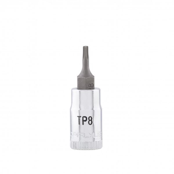 Carlyle Tools 1/4Dr Tp8 Ribe Bit Socket - image 1
