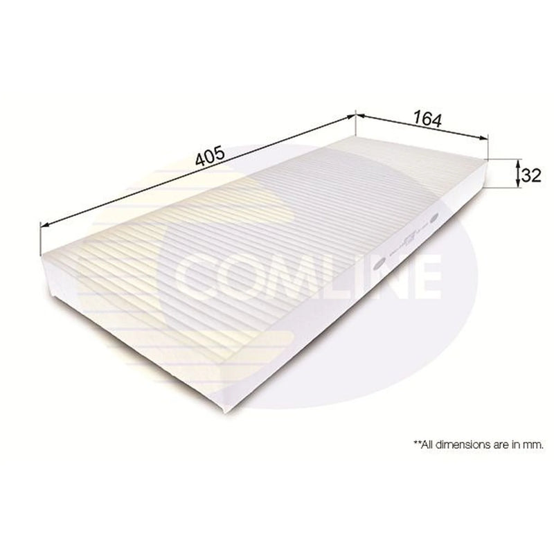 Comline Cabin Air Filter (Pollen Filter) fits Citroën C8 2002-2012 2.0 2.2 3.0