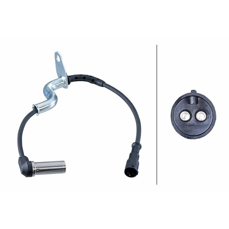 Hella ABS Wheel Speed Sensor Rear Right fits Mercedes-Benz Actros 1996-2003