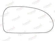 Summit Stick-On Standard Mirror Glass fits Hyundai Coupe RHS Summit - Bars 4 Cars