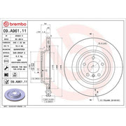 Brembo Front & Rear Brake Discs & Pads fits Mercedes-Benz M-Class 2011-2015