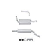 Hella End Silencer Rear fits Fiat Uno 1983-2006 1.1 1.3 1.5