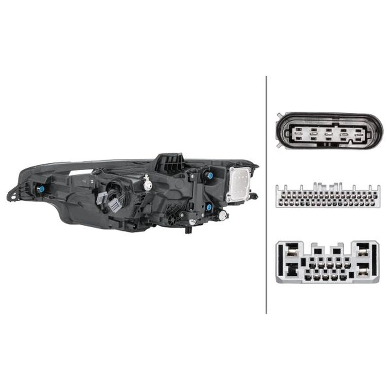 Hella Headlight Headlamp LED Right 1LX 013 502-941