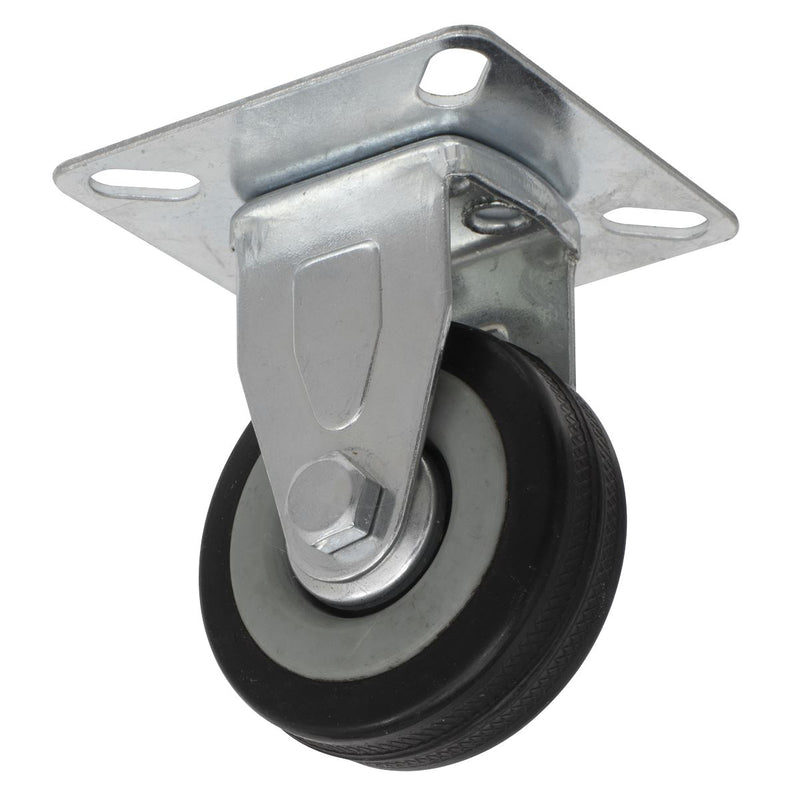 Sealey Castor Wheel Fixed Plate50mm SCW150FP Sealey - Dynamic Drive