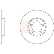 Apec 2 x Solid Brake Discs fits Metrocab Taxi 1991-2006 2.4 2.5