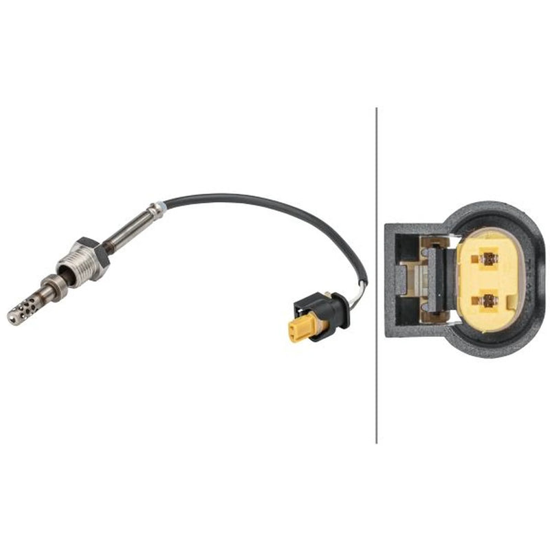 Hella Exhaust Gas Temperature Sensor before exhaust t fits Mercedes-Benz A-Class