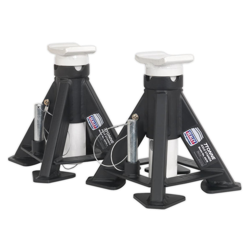 Sealey Short Axle Stands (Pair) 7 Tonne Capacity per Stand Sealey  - Dynamic Drive