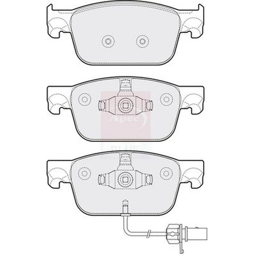 Apec Front Brake Pad Set PD3786