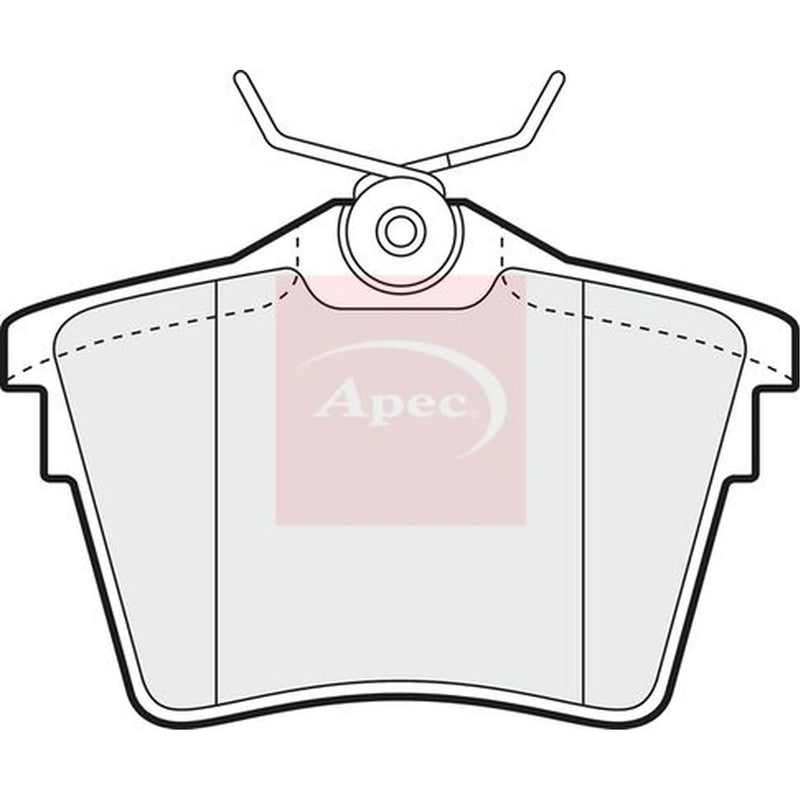 Apec Rear Brake Pad Set PAD1426