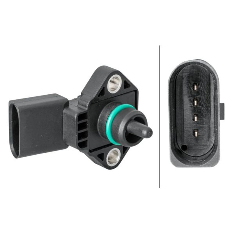 Hella Turbo Boost Pressure Sensor fits Audi A2 2000-2005 1.2 1.4