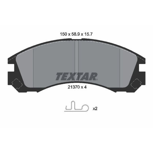 Textar Front Brake Pad Set 2137001