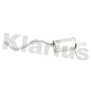 Klarius Box With Tail Pipe Rear fits Renault Captur I 2013-2019 0.9