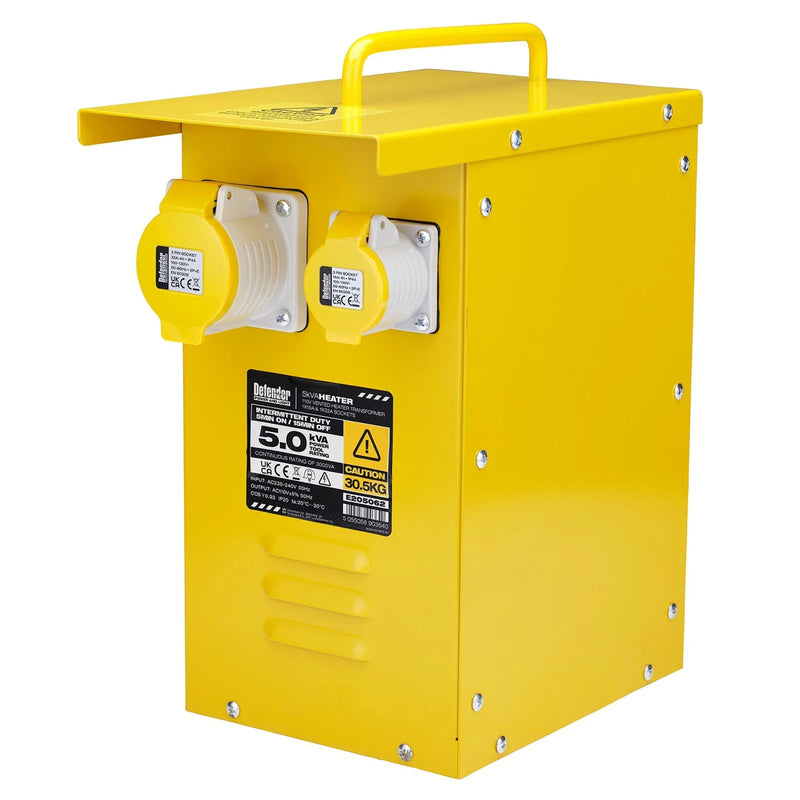 Defender E205062 110V 5kVA Metal Heater Transformer, 16A / 32A - E205062 - image 1