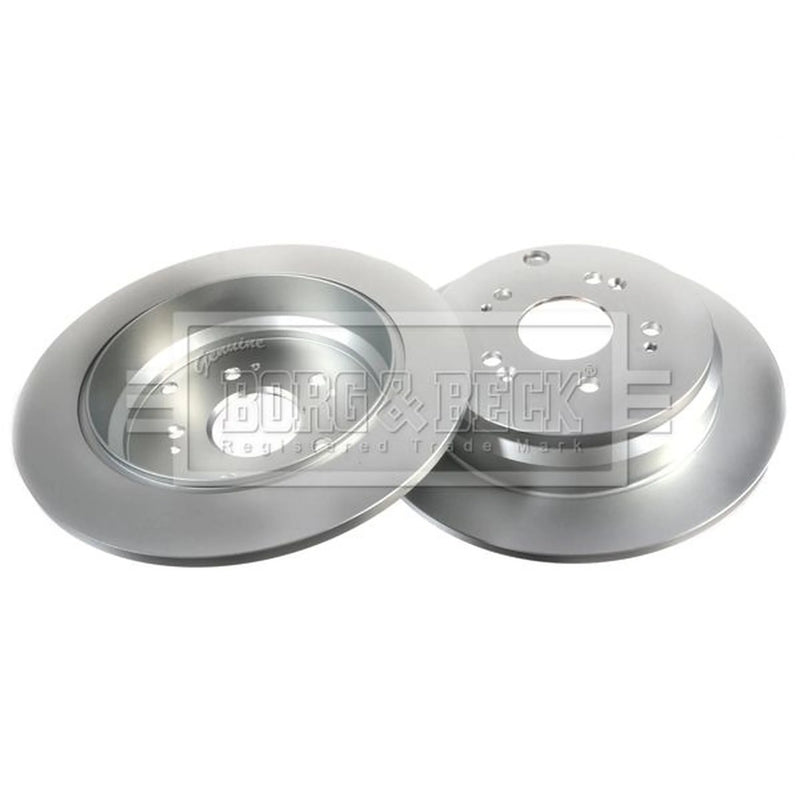 Borg & Beck Rear Brake Solid Discs & Pads fits Honda Cr-V 2001-2007 2.0