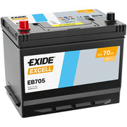 Exide Battery 12V 70Ah 540A EB705