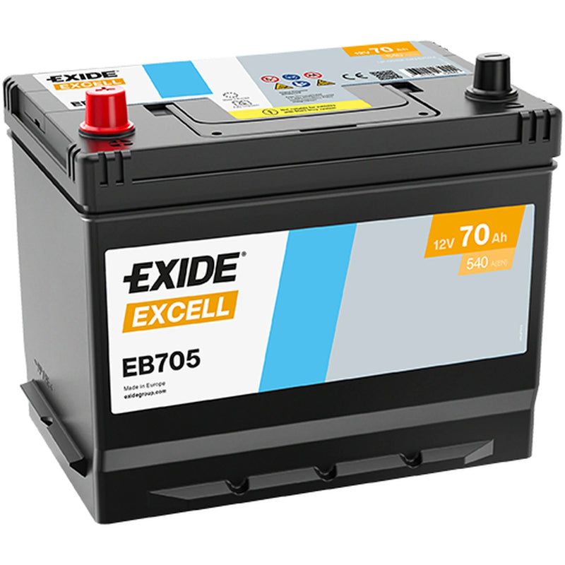 Exide Battery 12V 70Ah 540A EB705