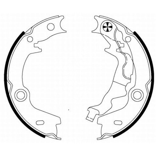 Mintex Parking Brake Shoe Set fits Hyundai Accent III 2005-2010 1.4 1.5 1.6