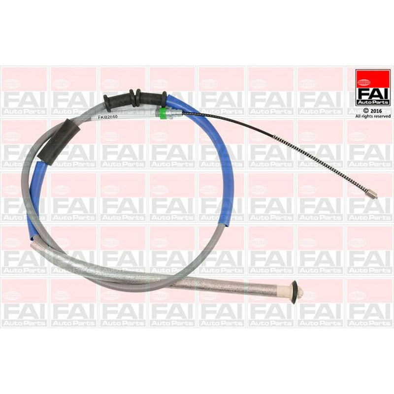 FAI Handbrake Cable Left Rear fits Fiat Grande Punto 2005-2015 1.3 1.4