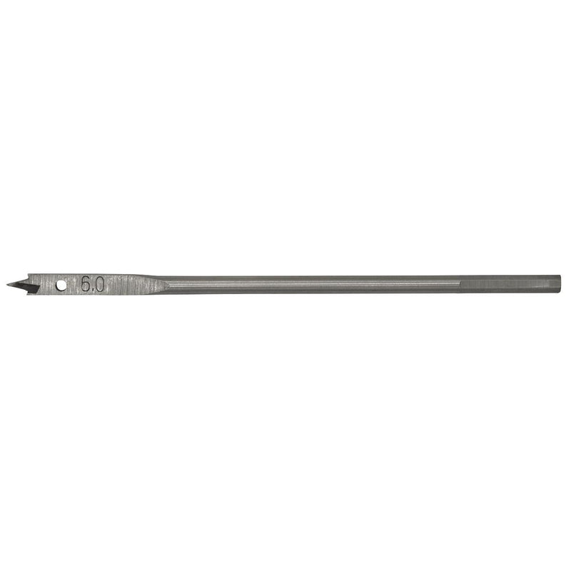 Sealey Flat Wood Bit6mm x 152mm FWB60 Sealey - Dynamic Drive
