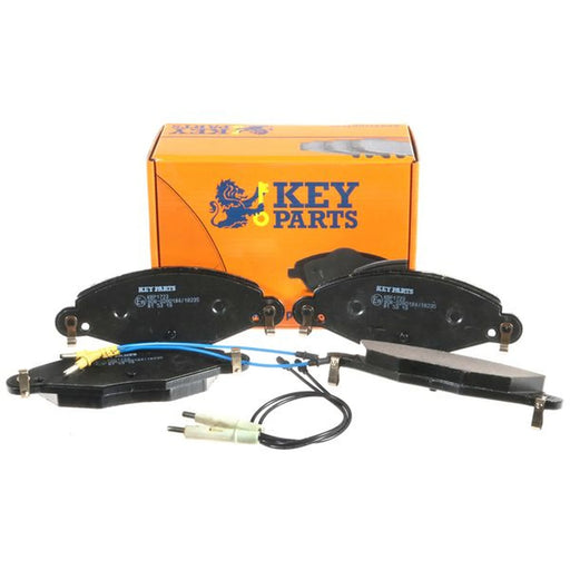 Key Parts 4 x Front Brake Pad Set fits Citroën C5 I 2001-2004 2.2 3.0