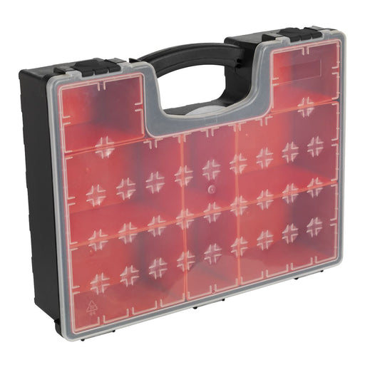 Sealey Parts Storage Case with 8 Removable Compartments APAS3R Sealey - Dynamic Drive