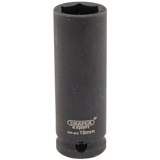 Draper Expert HI-TORQ 6 Point Deep Impact Socket, 3/8" Sq. Dr., 15mm Draper - Dynamic Drive