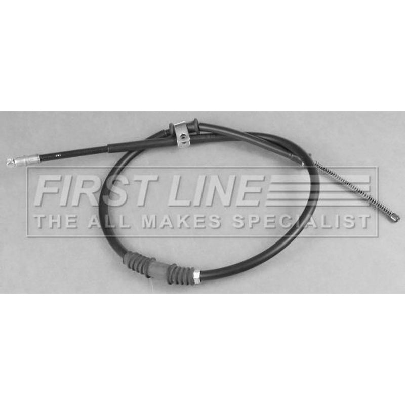 First Line Handbrake Cable Right Rear fits Mitsubishi Colt 1995-2003 1.5