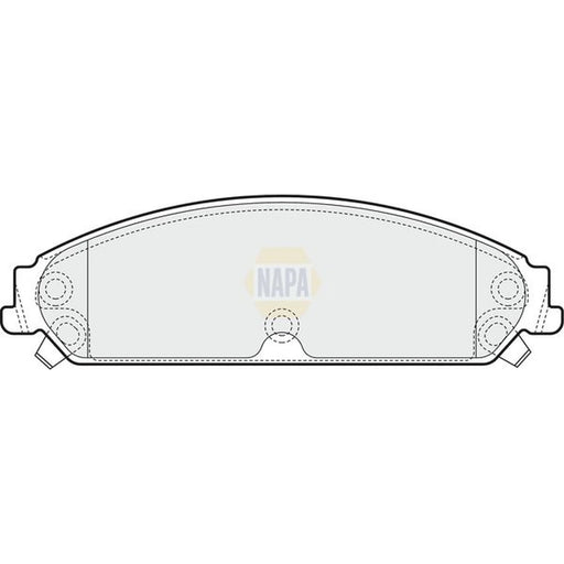 NAPA Front Brake Pad Set NBP1880
