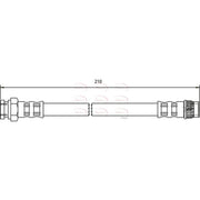 Apec Brake Hydraulic Hose Line inner HOS3302