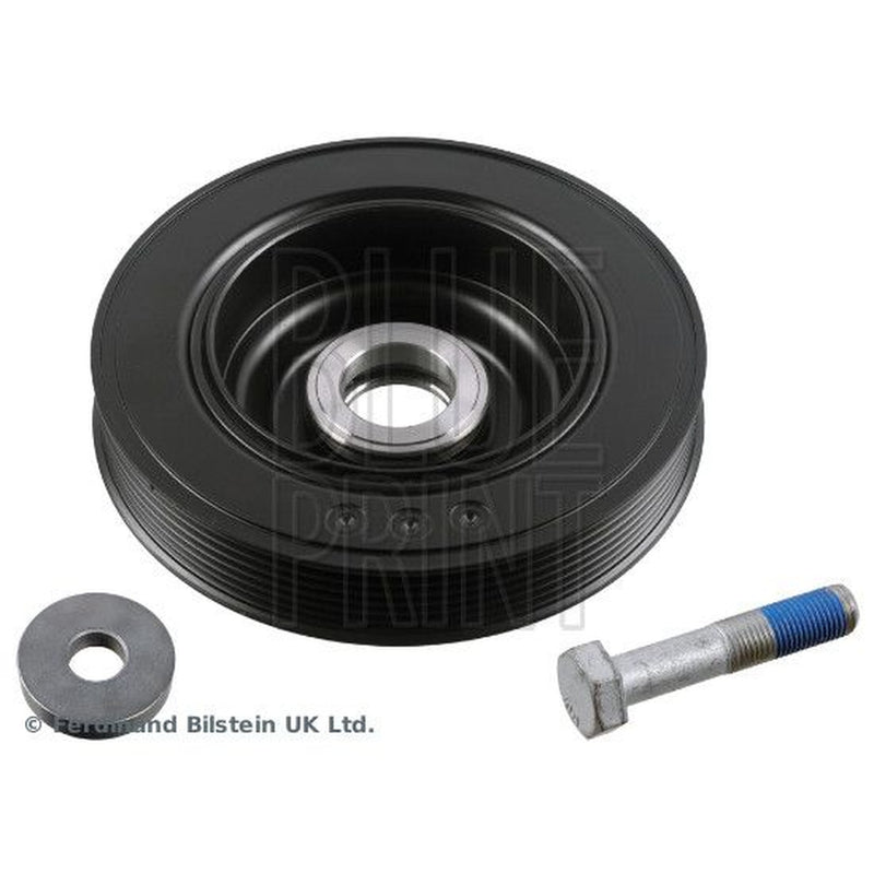 Blue Print Crank Shaft Belt Pulley fits Citroën C4 II 2009 on 2.0
