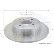 Comline Front & Rear Brake Discs & Pads fits Suzuki Swift III 2010-2017 1.2 1.3