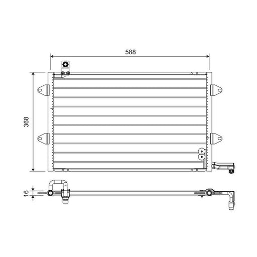 Valeo Air Conditioning Condenser 816910