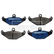 Borg & Beck Rear Brake Solid Discs & Pads fits Lotus Elise 340 R 2000-2001 1.8