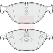 Apec Front Brake Pad Set PD3698