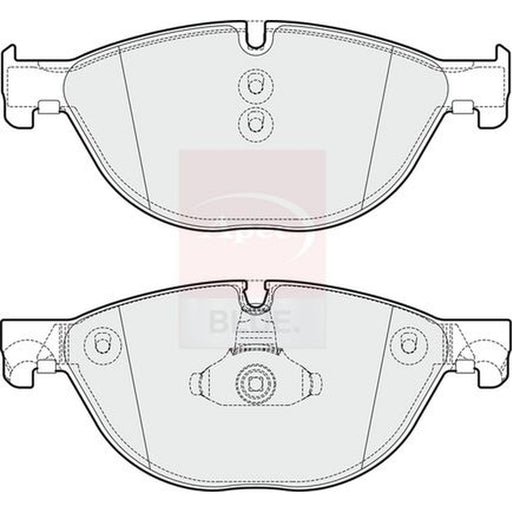 Apec Front Vented & Rear Vented Brake Discs & Pads fits BMW 5 2010-2017