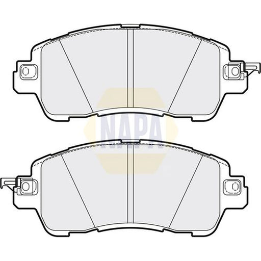 NAPA Front Brake Pad Set NBP1627