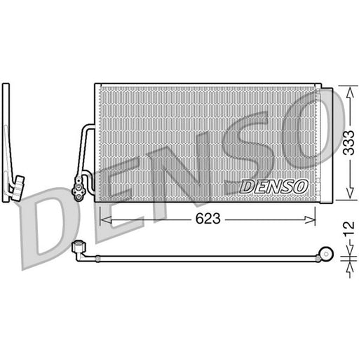 Denso Air Conditioning Condenser fits Mini Mini 2006-2015