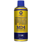 Morris MD 4 Penetrating Fluid Aerosol 400ml Powerful Rust & Corrosion Remover Morris - Dynamic Drive