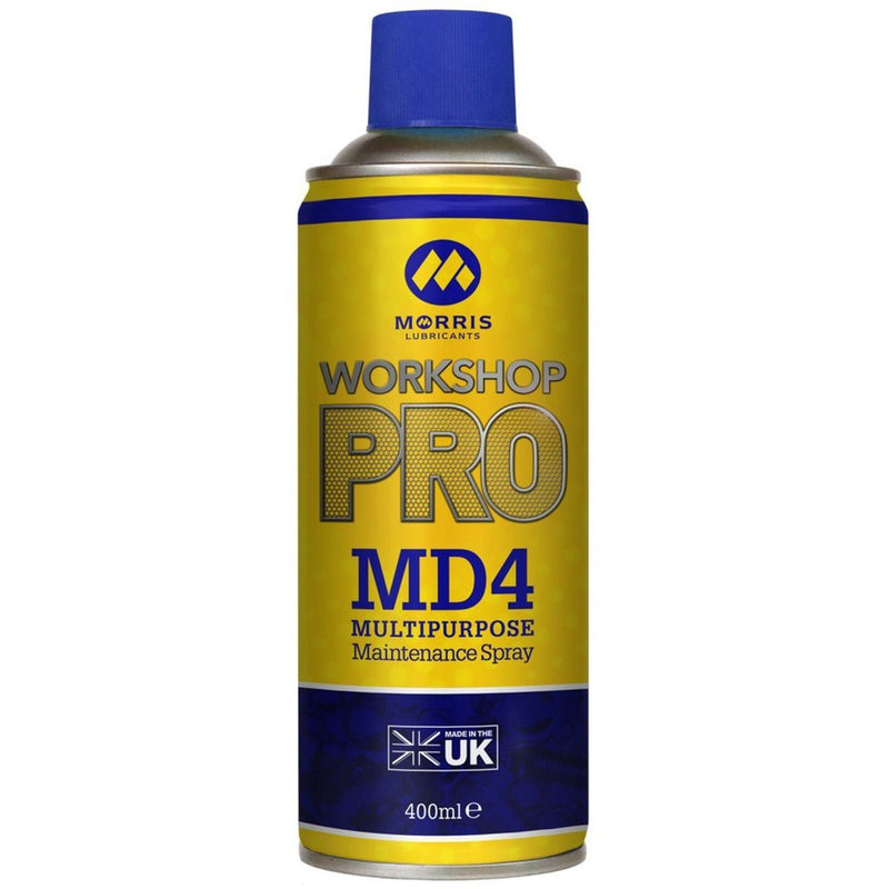 Morris MD 4 Penetrating Fluid Aerosol 400ml Powerful Rust & Corrosion Remover Morris - Dynamic Drive