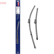 Denso Front & Rear Wiper Blade Set fits Skoda Superb II 2008-2015