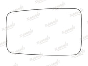 Summit Stick-On Standard Mirror Glass fits Hyundai Pony LHS Summit - Bars 4 Cars