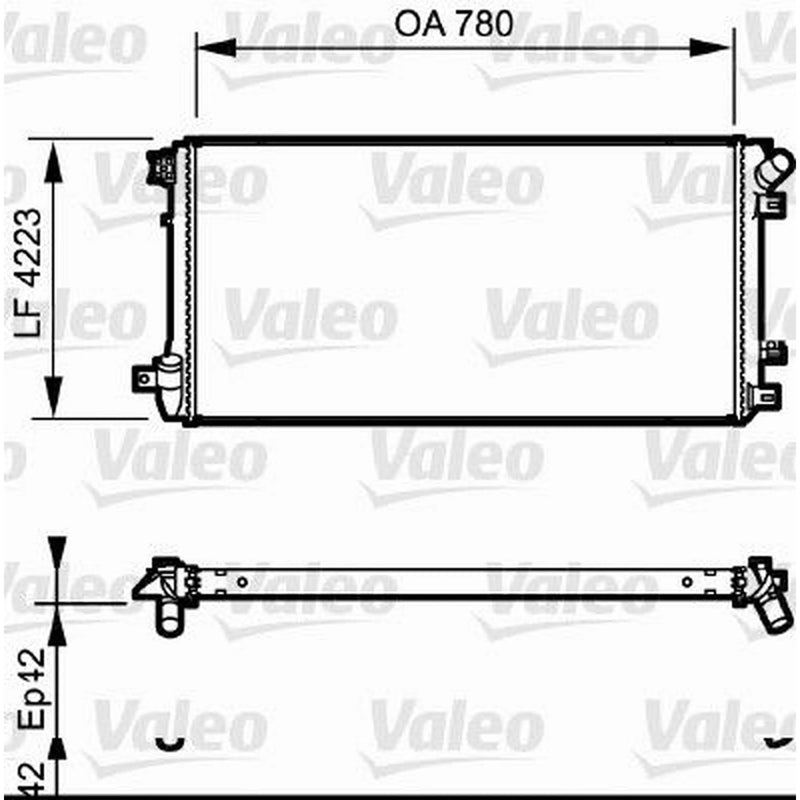 Valeo Engine Radiator 735112