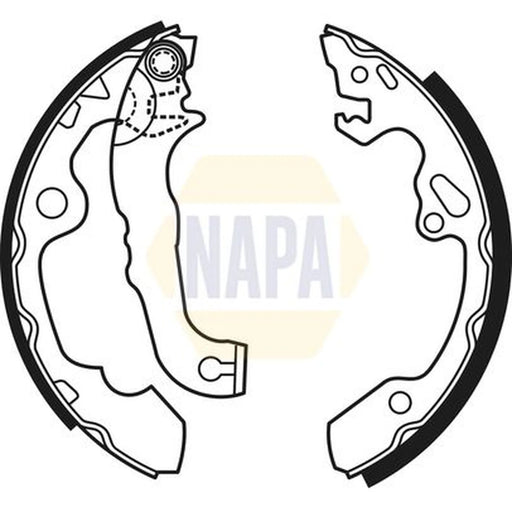NAPA Brake Shoe Set Axle Kit NBS1035