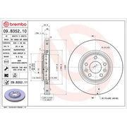 Brembo Front & Rear Brake Discs & Pads fits Renault Megane III Grandtour