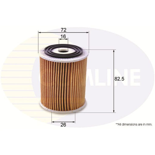 Comline Engine Oil Filter fits Chrysler Neon II 2001-2006 1.6