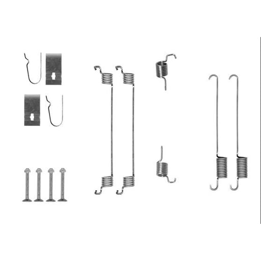 Mintex Brake Shoe Accessory Kit Rear fits Nissan Pixo 2009 on 1.0