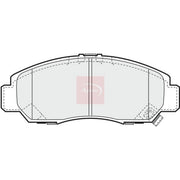 Apec Front Brake Pad Set fits Honda Civic VII 2001-2005 1.6 2.0