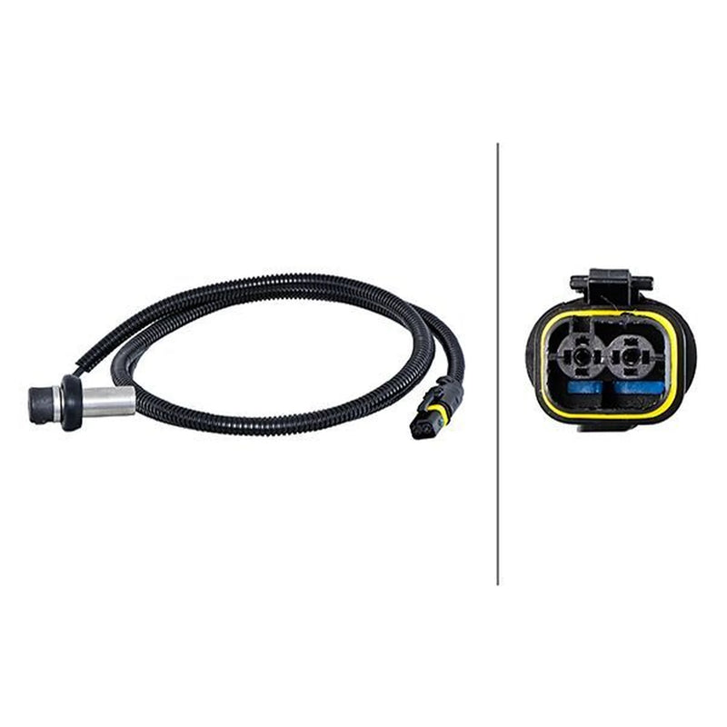 Hella ABS Wheel Speed Sensor Front Right fits Man Tga 1999-2011